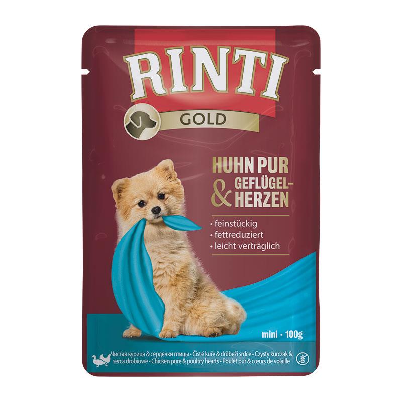 Rinti Gold PB Huhn Pur & Geflügelherzen