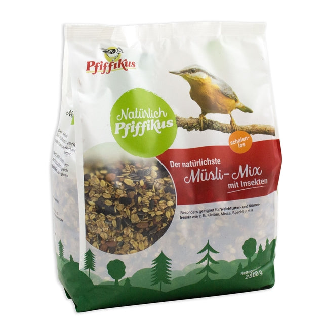 Natürlicher Müsli Mix mit Insekten