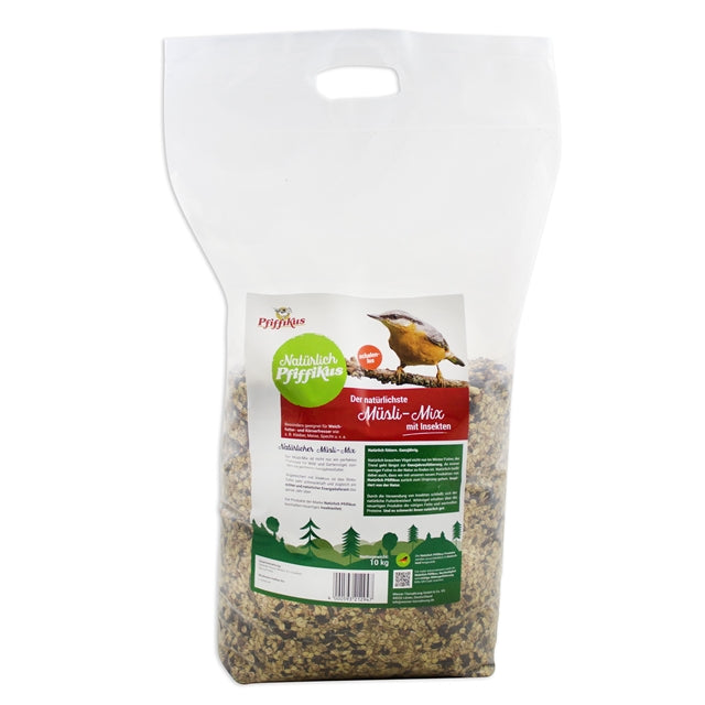 Natürlicher Müsli Mix mit Insekten