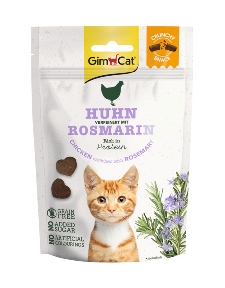 GimCat Crunchy Snacks Hühnchen mit Rosmarin