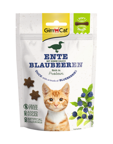 GimCat Soft Snacks Ente mit Blaubeeren