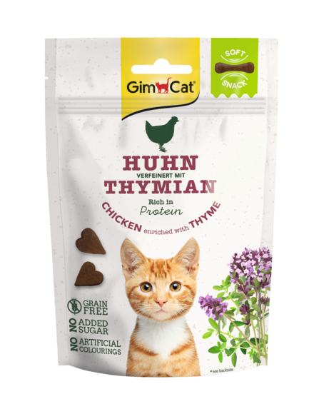 GimCat Soft Snacks Hühnchen mit Thymian