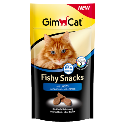GimCat Fishy Snacks mit Lachs