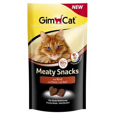 GimCat Meaty Snacks mit Rind