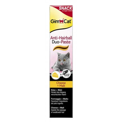 GimCat Anti - Hairball Duo - Paste Käse + Malz