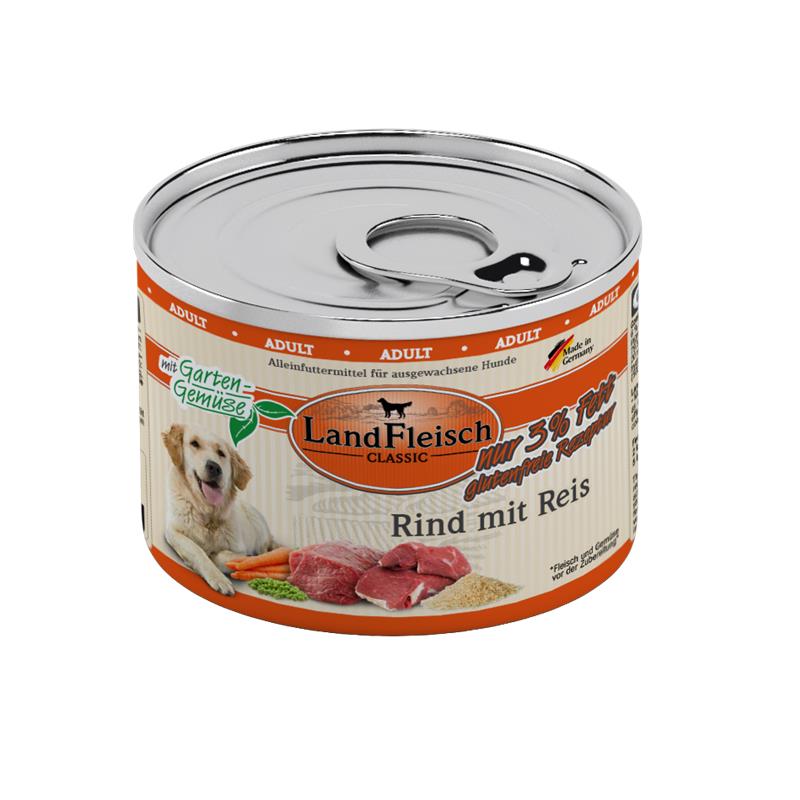 Dog Classic Rind + Reis & Gartengemüse extra mager
