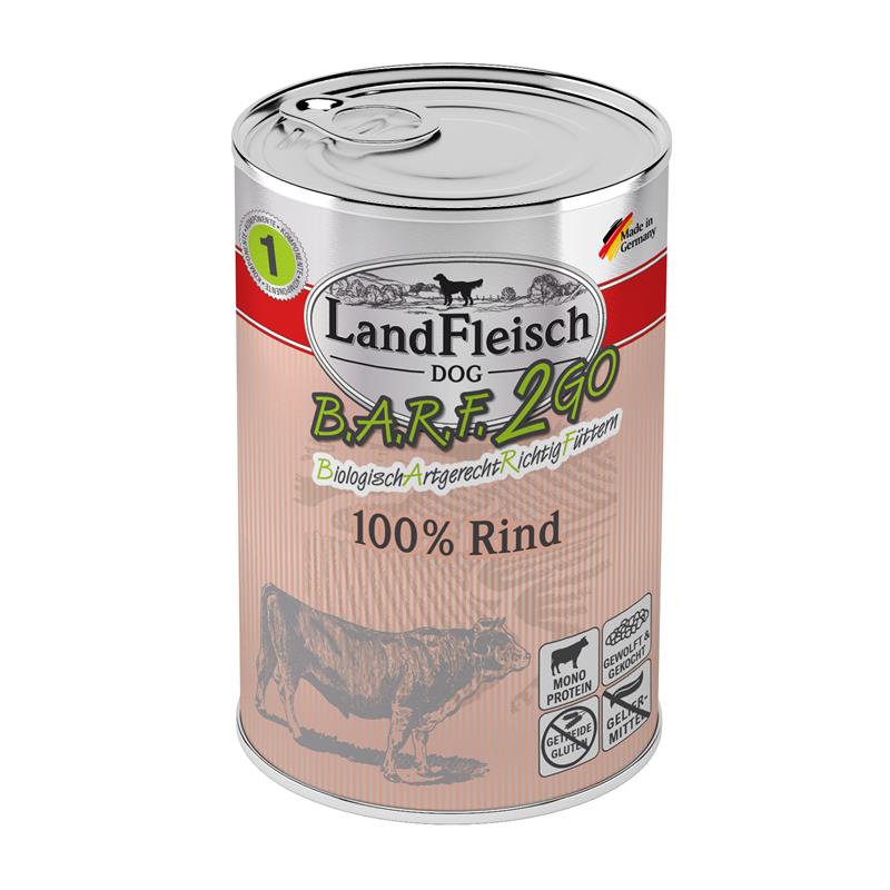 LandFleisch BARF 2GO 100% Vom Rind