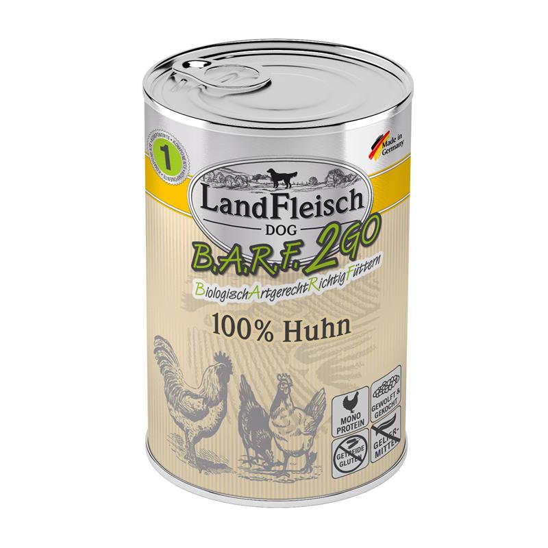 LandFleisch BARF 2GO 100% Vom Huhn