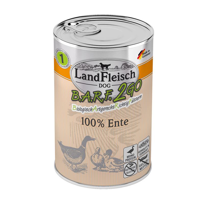 LandFleisch BARF 2GO 100% von der Ente