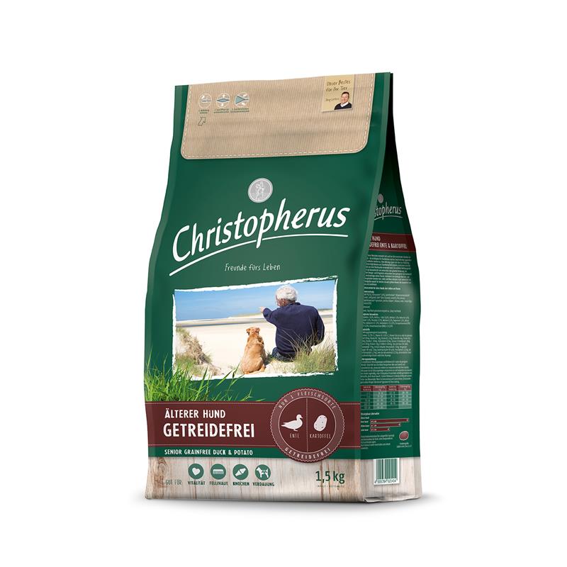 Christopherus Getreidefrei Senior Ente + Kartoffel