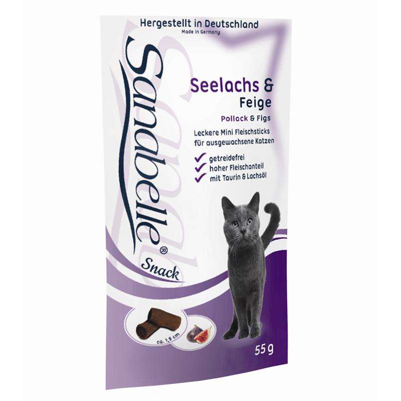 Sanabelle Snack mit Seelachs & Feige