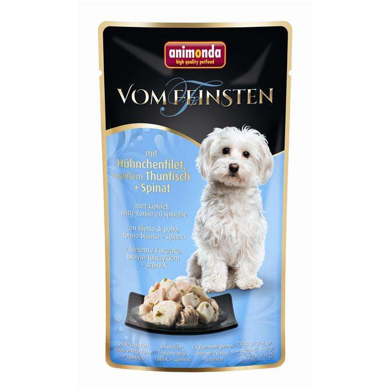 Vom Feinsten + Hühnchenfilet + weißem Thunfisch & Spinat