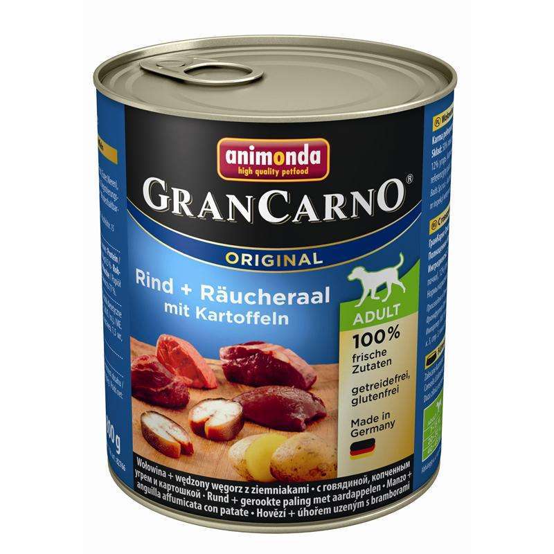 GranCarno Adult Rind & Räucheraal + Kartoffeln