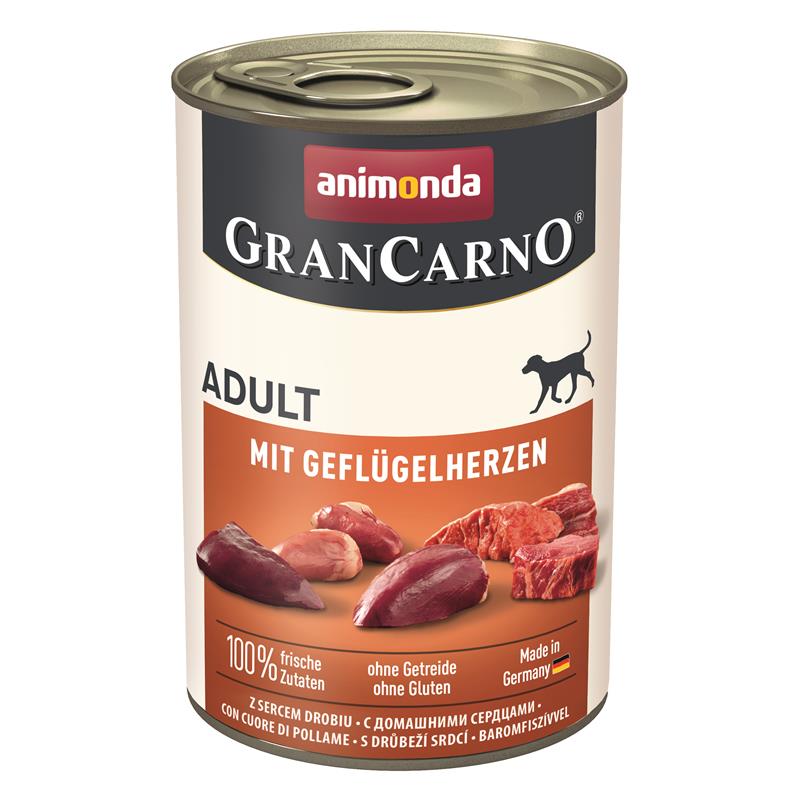 GranCarno Adult + Geflügelherzen