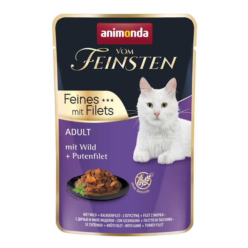 Animonda Vom Feinsten Cat Adult Wild & Putenfilet