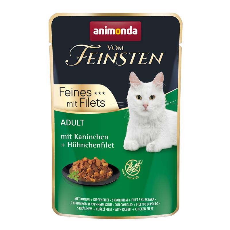 Animonda Vom Feinsten Cat Adult Kaninchen & Hühnchenfilet