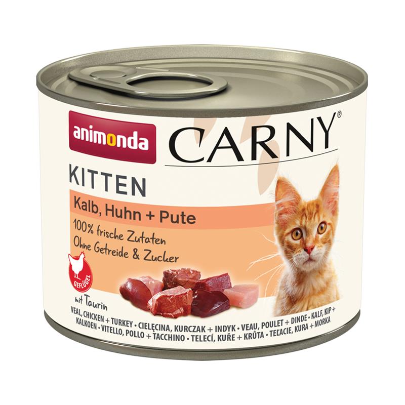 Animonda Carny Kitten Kalb + Huhn & Pute