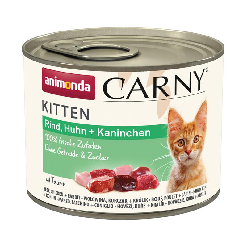 Animonda Carny Kitten Rind + Huhn & Kaninchen