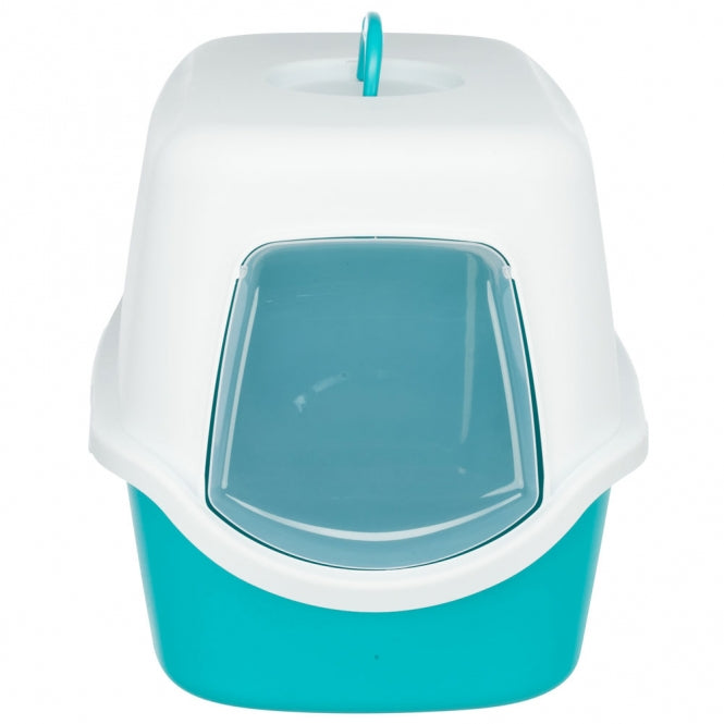 Trixie Katzentoilette Vico Türkis Weiß Ansicht 2