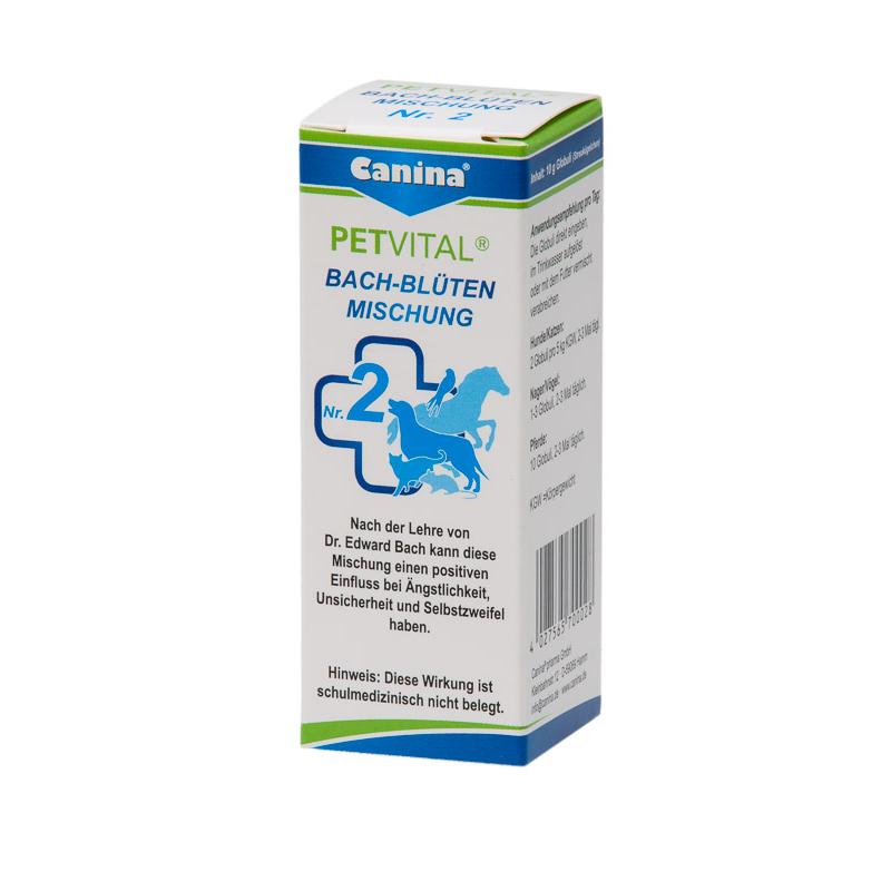 Canina Pharma Petvital Bachblüten Nr. 2 - Angst
