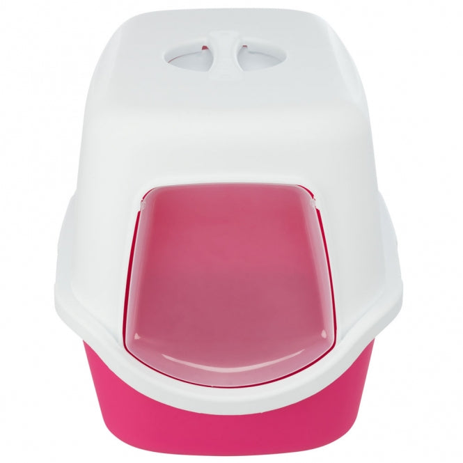 Trixie Katzentoilette Vico Pink Weiß Ansicht 2