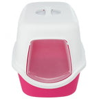 Trixie Katzentoilette Vico Pink Weiß Ansicht 2