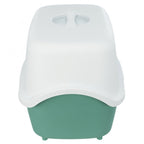 Trixie Katzentoilette Vico mit Motiv Grün Weiß Ansicht 3
