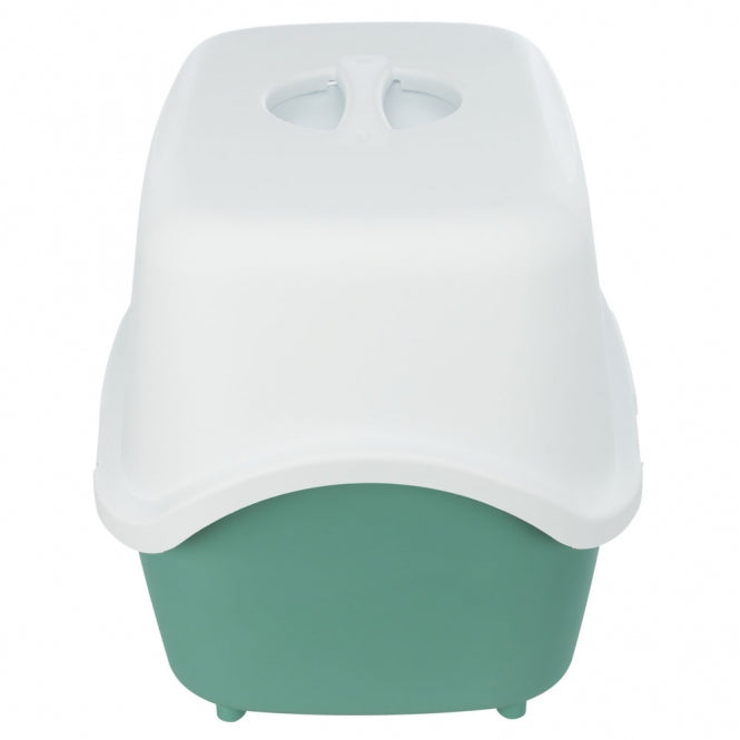 Trixie Katzentoilette Vico mit Motiv Grün Weiß Ansicht 3