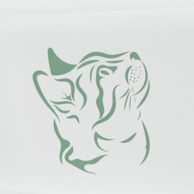 Trixie Katzentoilette Vico mit Motiv Grün Weiß Ansicht 4