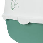 Trixie Katzentoilette Vico mit Motiv Grün Weiß Ansicht 5