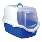 Trixie Vico Easy Clean Katzentoilette Blau Weiß