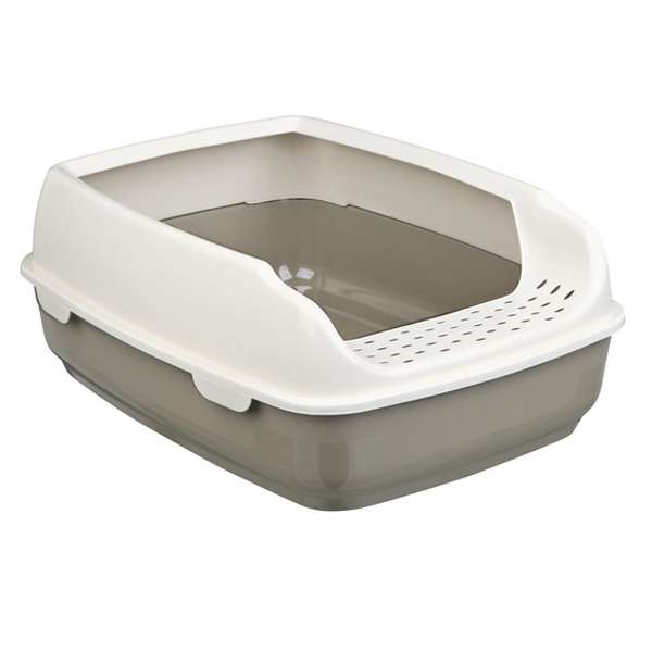 Trixie Katzentoilette Delio offen Taupe Creme