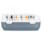 Trixie Katzentoilette Delio mit Motiv Grau Ansicht 4