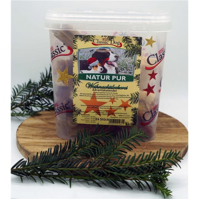Classic Dog Adventskalender im Eimer