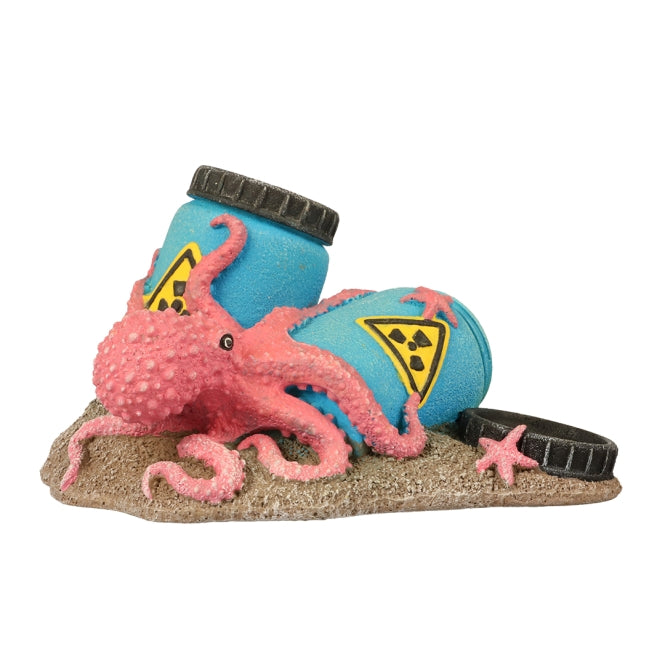 Aqua Della Radioaktive Fässer mit Oktopus