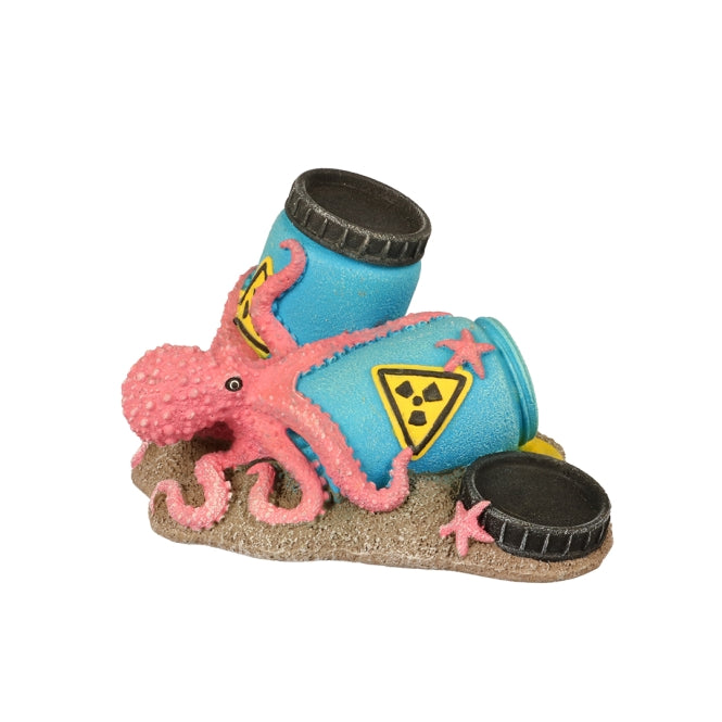 Aqua Della Radioaktive Fässer mit Oktopus