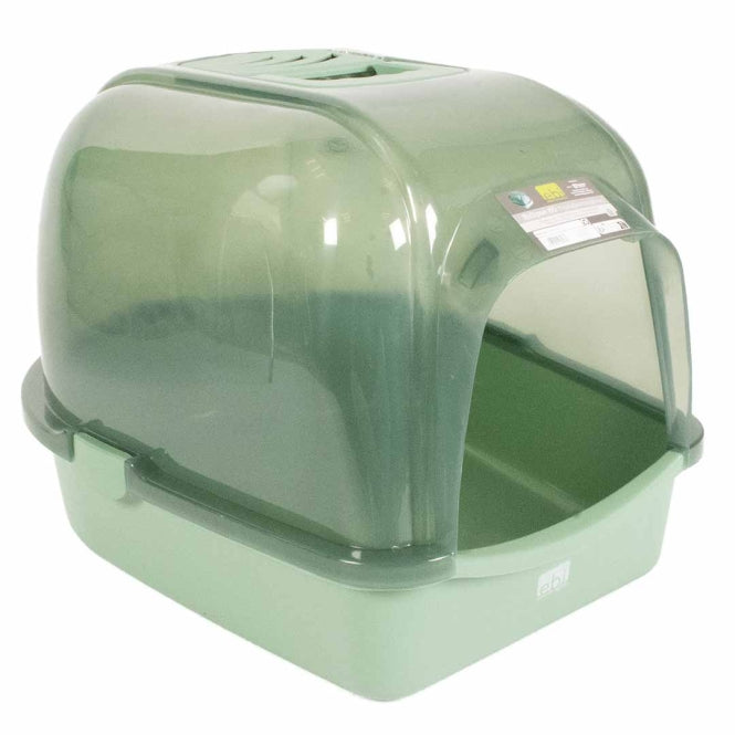 EBI Katzentoilette Eclipse M Transparent Grün
