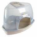 EBI Eck Katzentoilette Prism M Transparent Grau