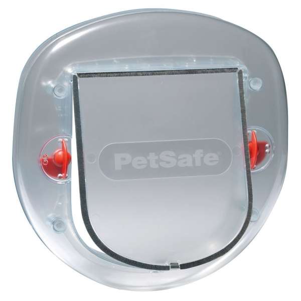 Karlie Staywell 270 Haustiertür Transparent für Katzen und kleine Hunde
