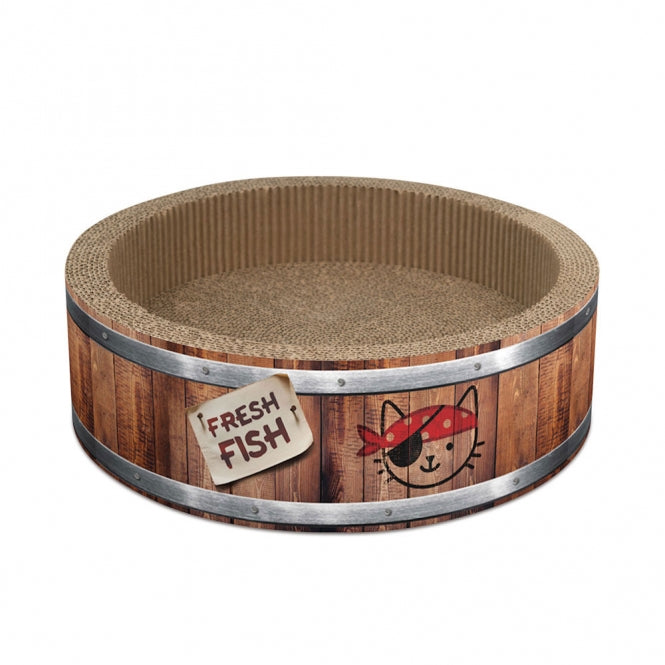 CATIT Play Pirates Kratzer in Fass - Form