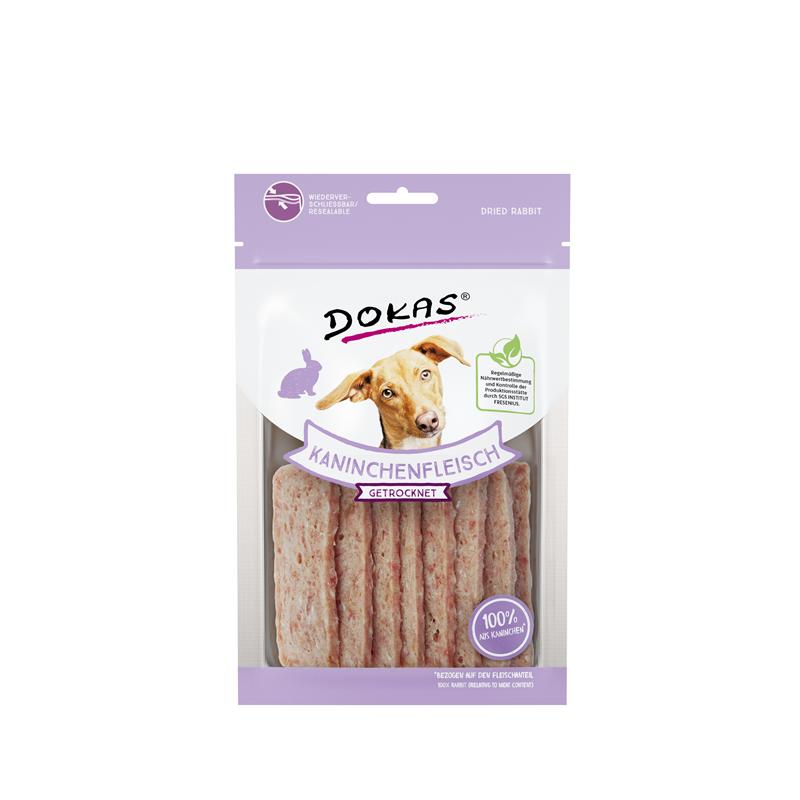Dokas Snack Kaninchenfleisch getrocknet