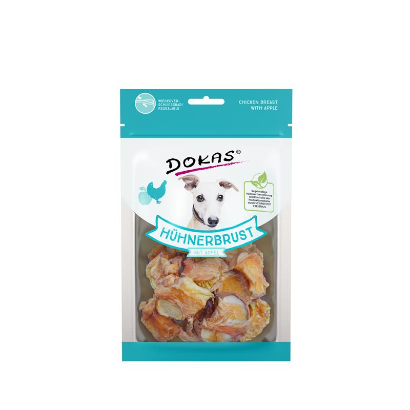 Dokas Snack Hühnerbrustfilet mit Apfel