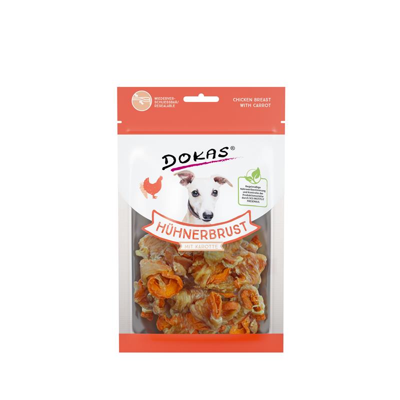Dokas Snack Hühnerbrust mit Karotte
