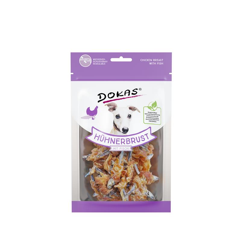 Dokas Snack Hühnerbrust mit Fisch