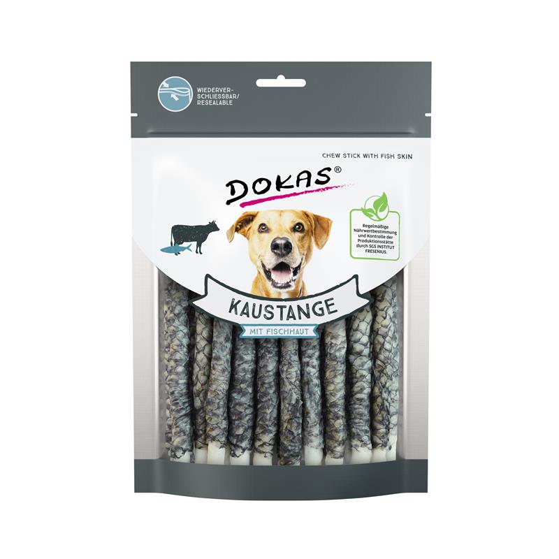 Dokas Snack Kaustange mit Fischhaut