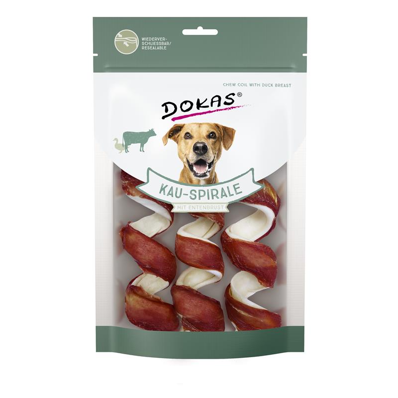 Dokas Snack Kauspirale mit Entenbrust