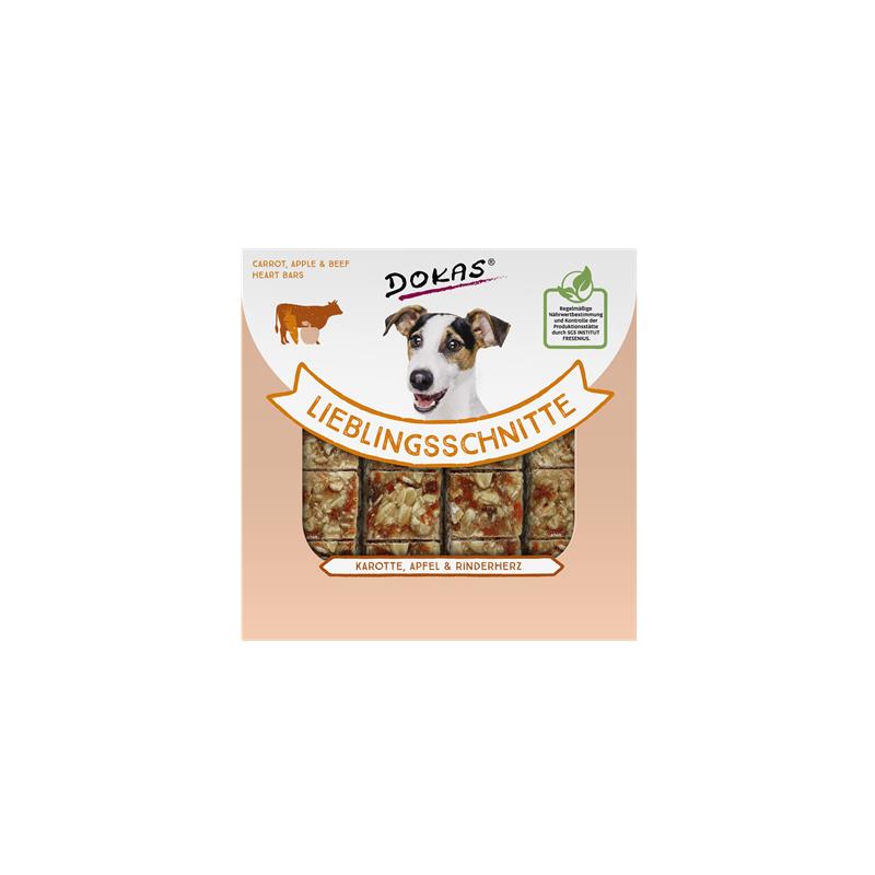 Dokas Snack Lieblingsschnitte Karotte, Apfel & Rinderherz