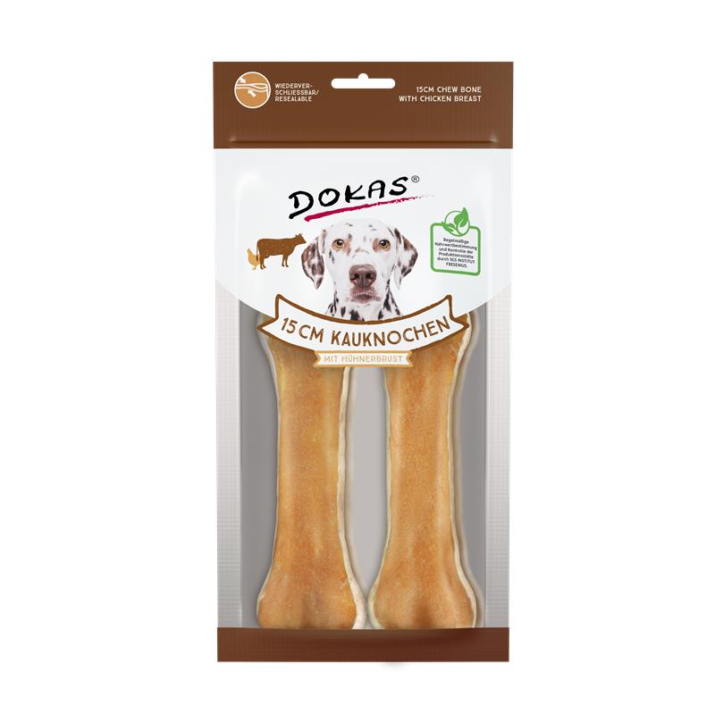 Dokas Snack Kauknochen mit Huhn