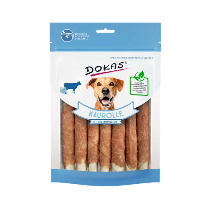Dokas Snack Kaurolle mit Truthahnbrust
