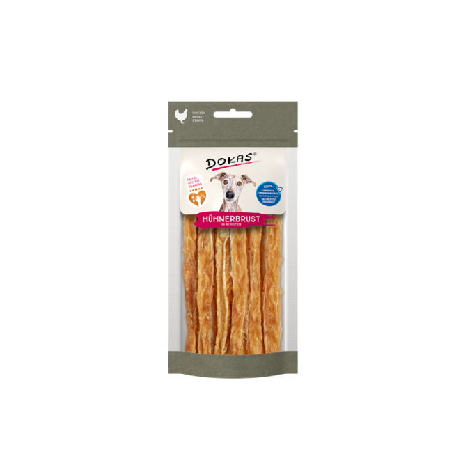 Dokas Snack Hühnerbrust in Streifen